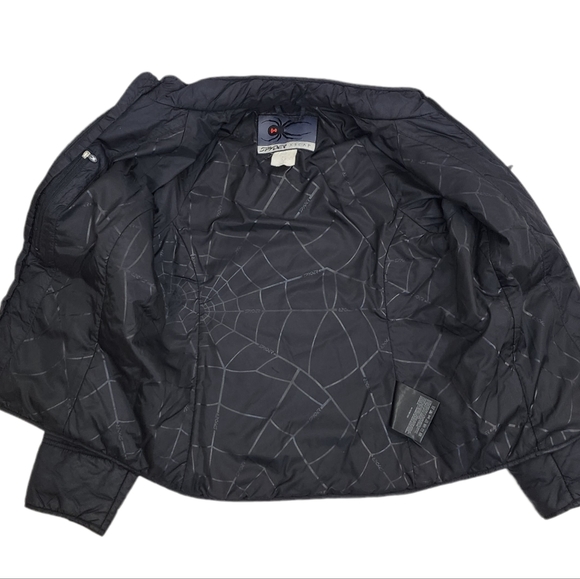 Spyder Xscape Quilted Winter Coat Full Zip Jacket in Black Womens Size 10 - Picture 4 of 5